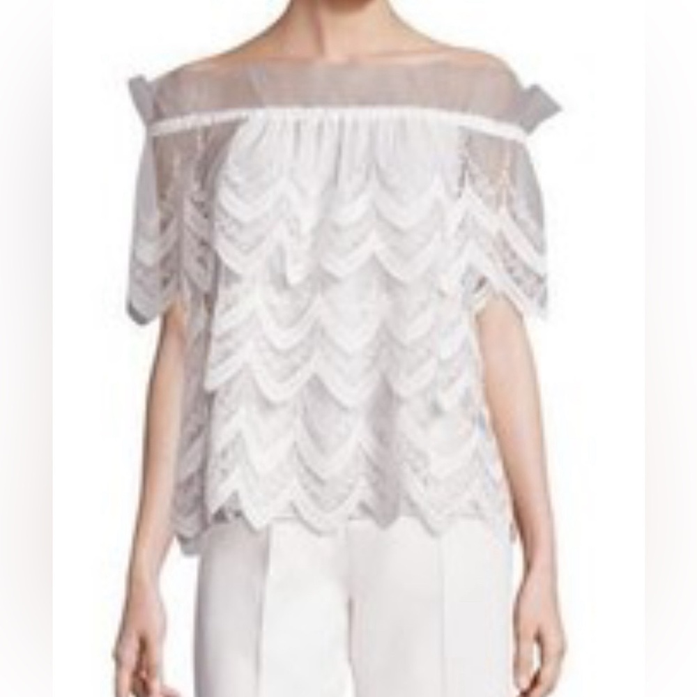 Alexis new nwt small abelli blouse lace top $325